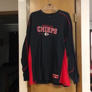 Authentic NFL KC Chiefs long sleeved shirt